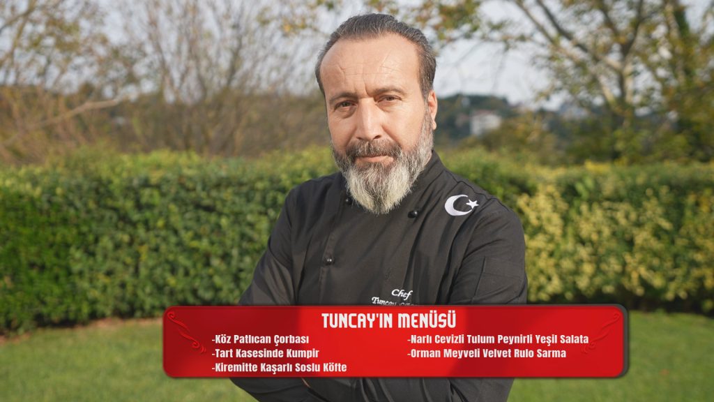 yemekteyiztuncaymenu-1024x576 Yemekteyiz 3. Gün Yarışmacısı Tuncay Çakır Kimdir?